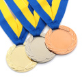 Günstige Custom Zinklegierung Blank Gold Award Sport Medaillen zum Drucken